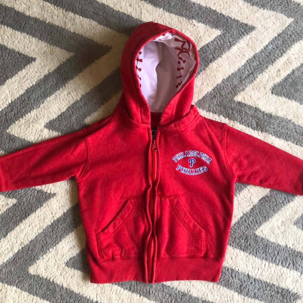 Phillies Hooded Zip Sweatshirt